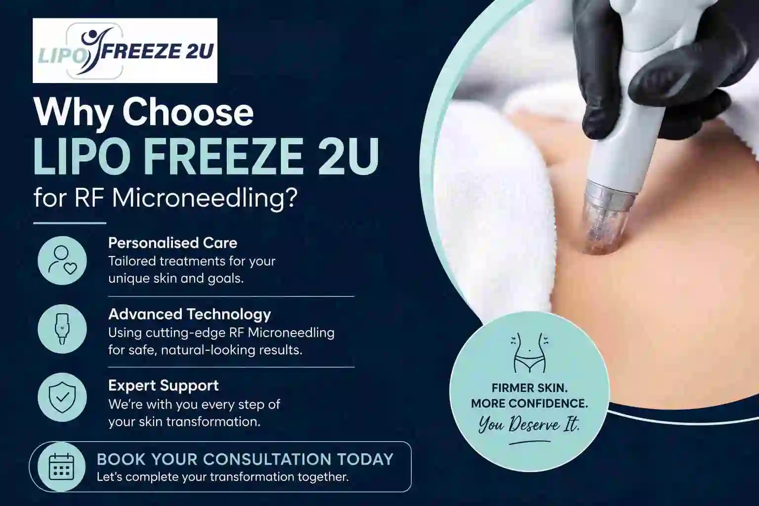 Why Choose LIPO FREEZE 2U for RF Microneedling Hertfordshire?